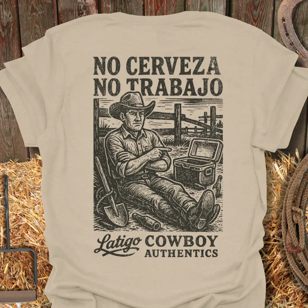 Latigo-Cowboy Authentics Sand / S No Trabajo Tee