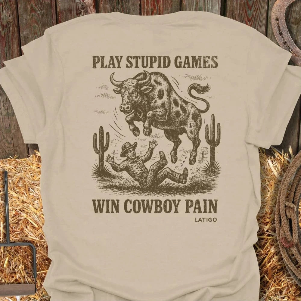 Latigo-Cowboy Authentics Sand / S Pain Tee