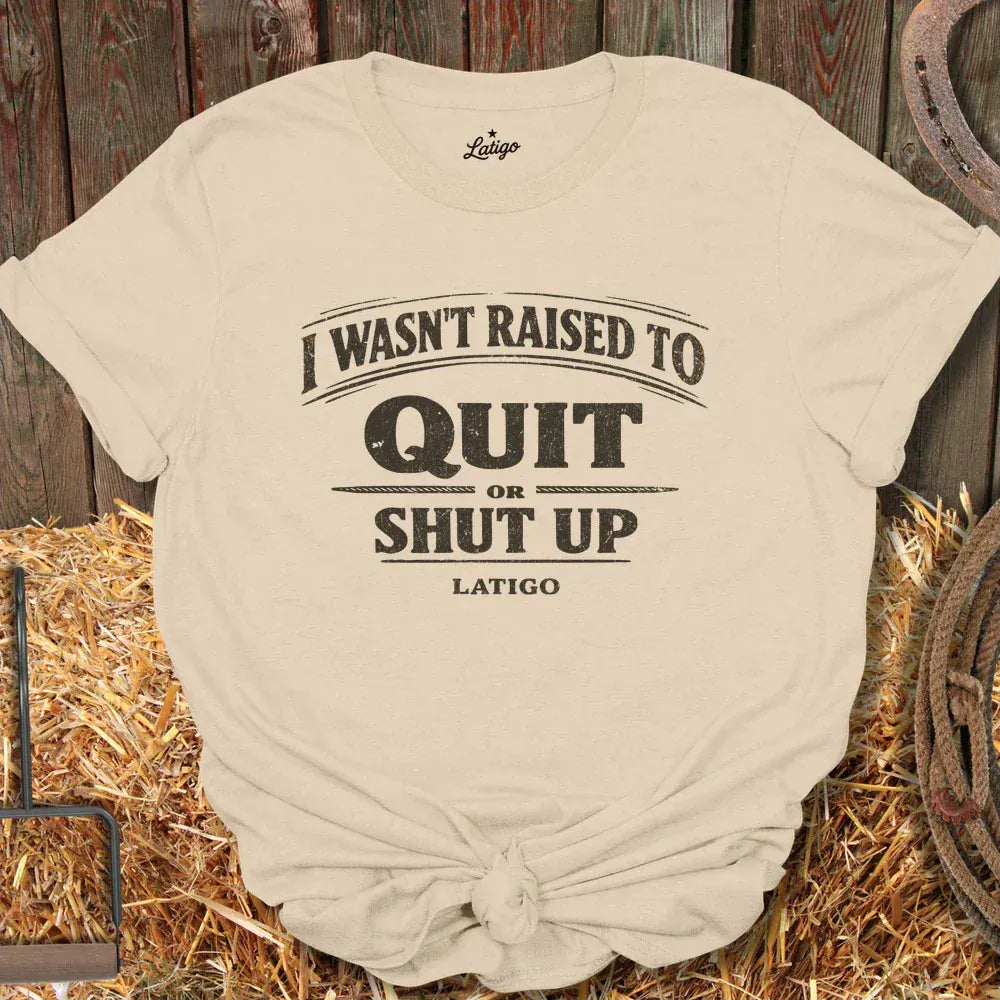 Latigo-Cowboy Authentics Sand / S Raised Tee