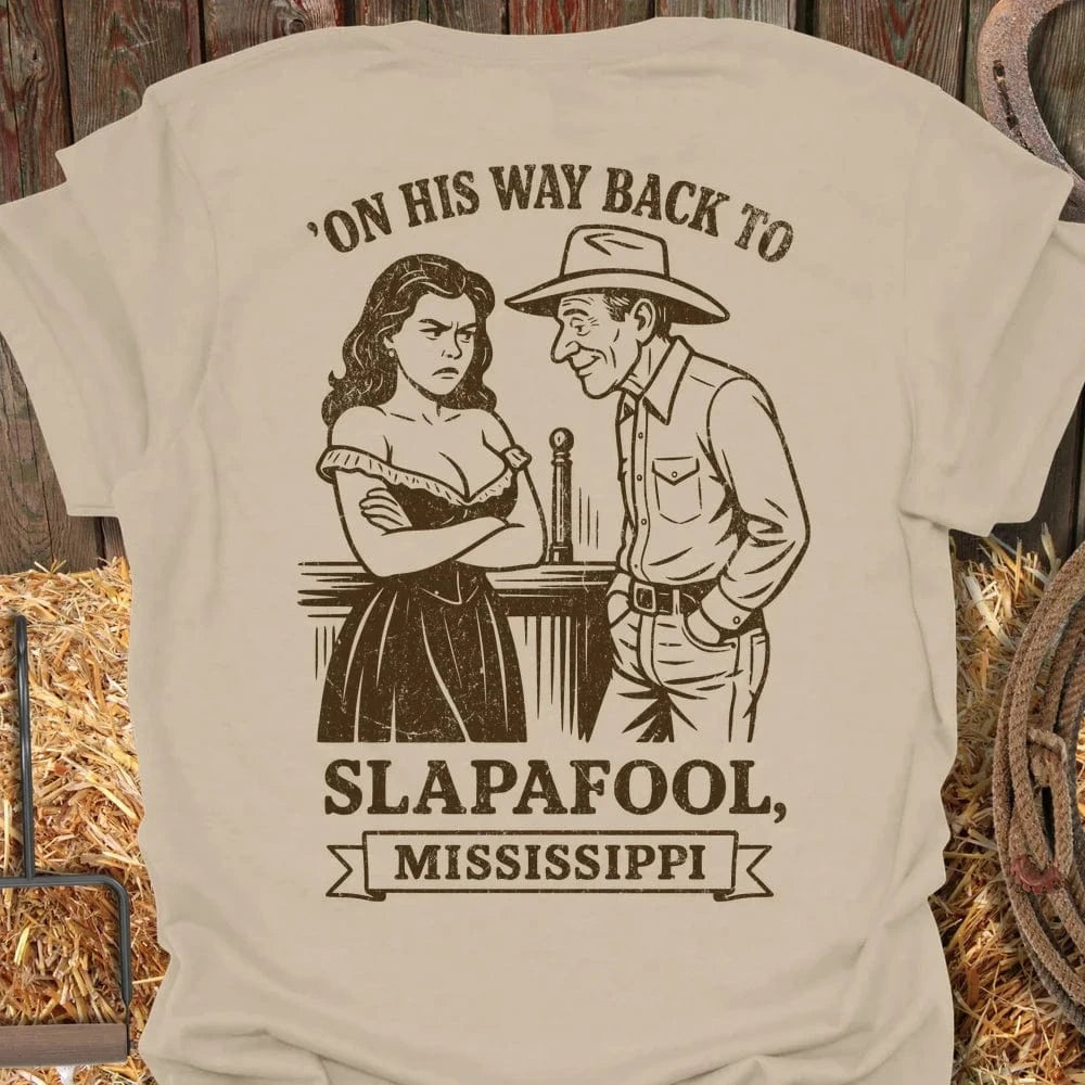 Latigo-Cowboy Authentics Sand / S Slapafool Tee