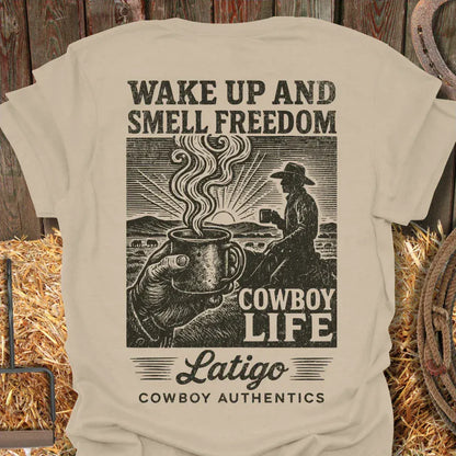 Latigo-Cowboy Authentics Sand / S Smell Freedom Tee