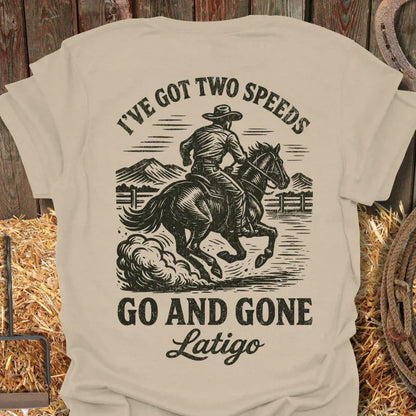 Latigo-Cowboy Authentics Sand / S Speeds Tee