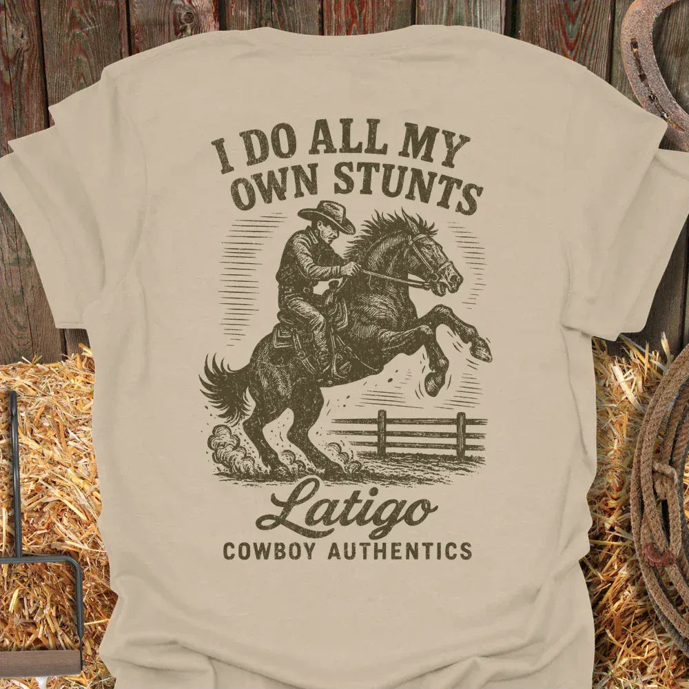 Latigo-Cowboy Authentics Sand / S Stunts Tee