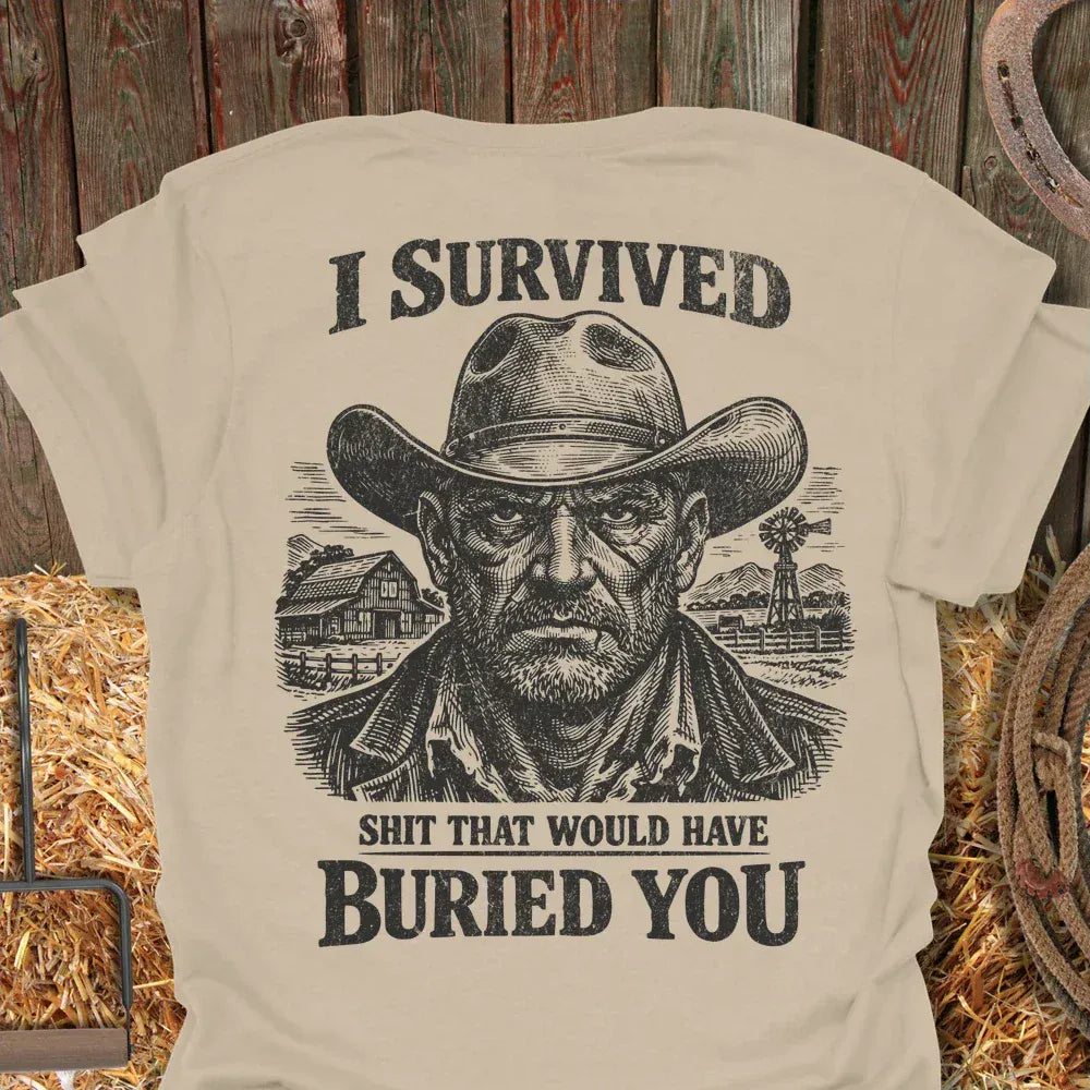 Latigo-Cowboy Authentics Sand / S Survived Tee