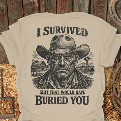 Latigo-Cowboy Authentics Sand / S Survived Tee