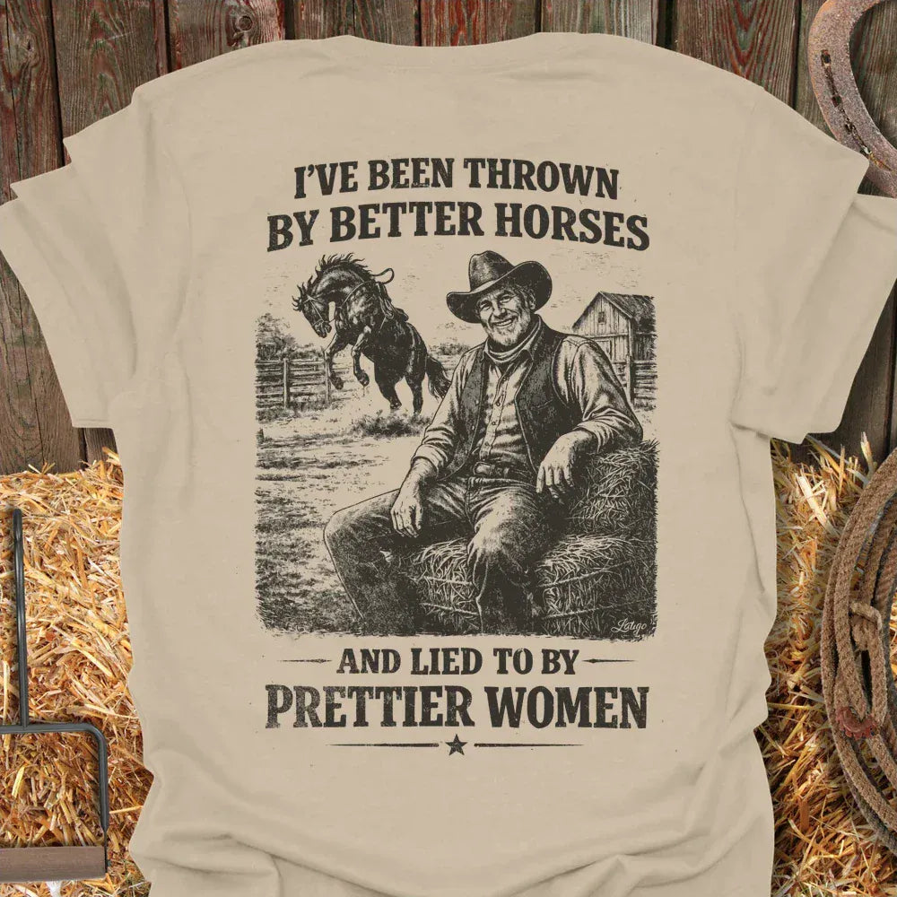 Latigo-Cowboy Authentics Sand / S Thrown and Lied Tee