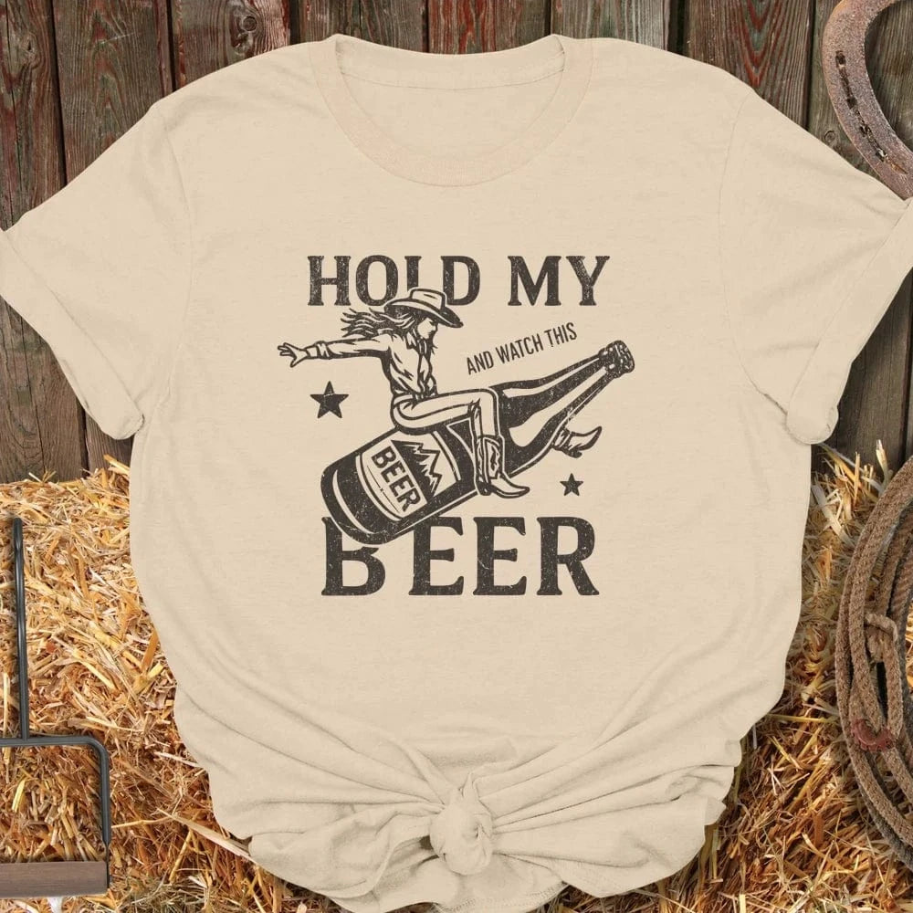 Latigo-Cowboy Authentics Sand / S Watch Tee