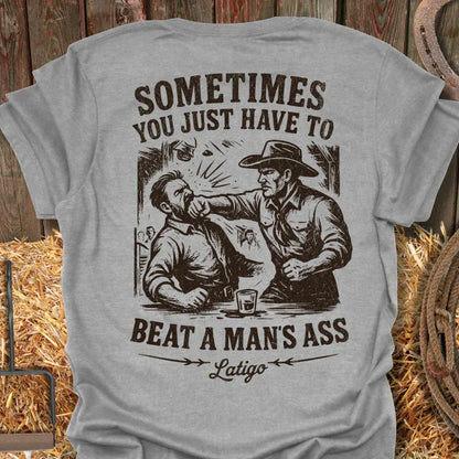 Latigo-Cowboy Authentics Sport Grey / S Beat Tee