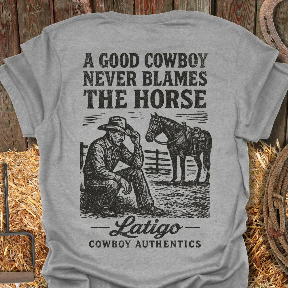 Latigo-Cowboy Authentics Sport Grey / S Blame Tee