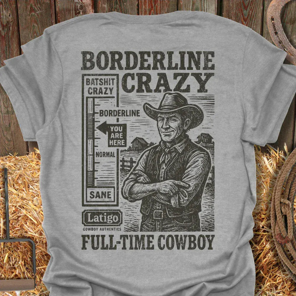 Latigo-Cowboy Authentics Sport Grey / S Borderline Tee