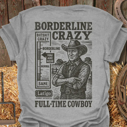 Latigo-Cowboy Authentics Sport Grey / S Borderline Tee