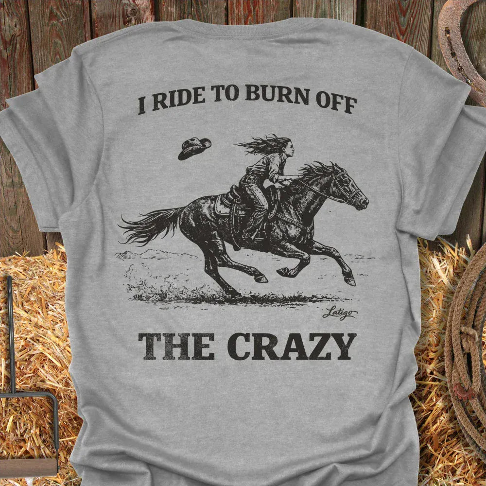 Latigo-Cowboy Authentics Sport Grey / S Burn Off Tee