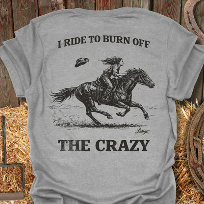 Latigo-Cowboy Authentics Sport Grey / S Burn Off Tee