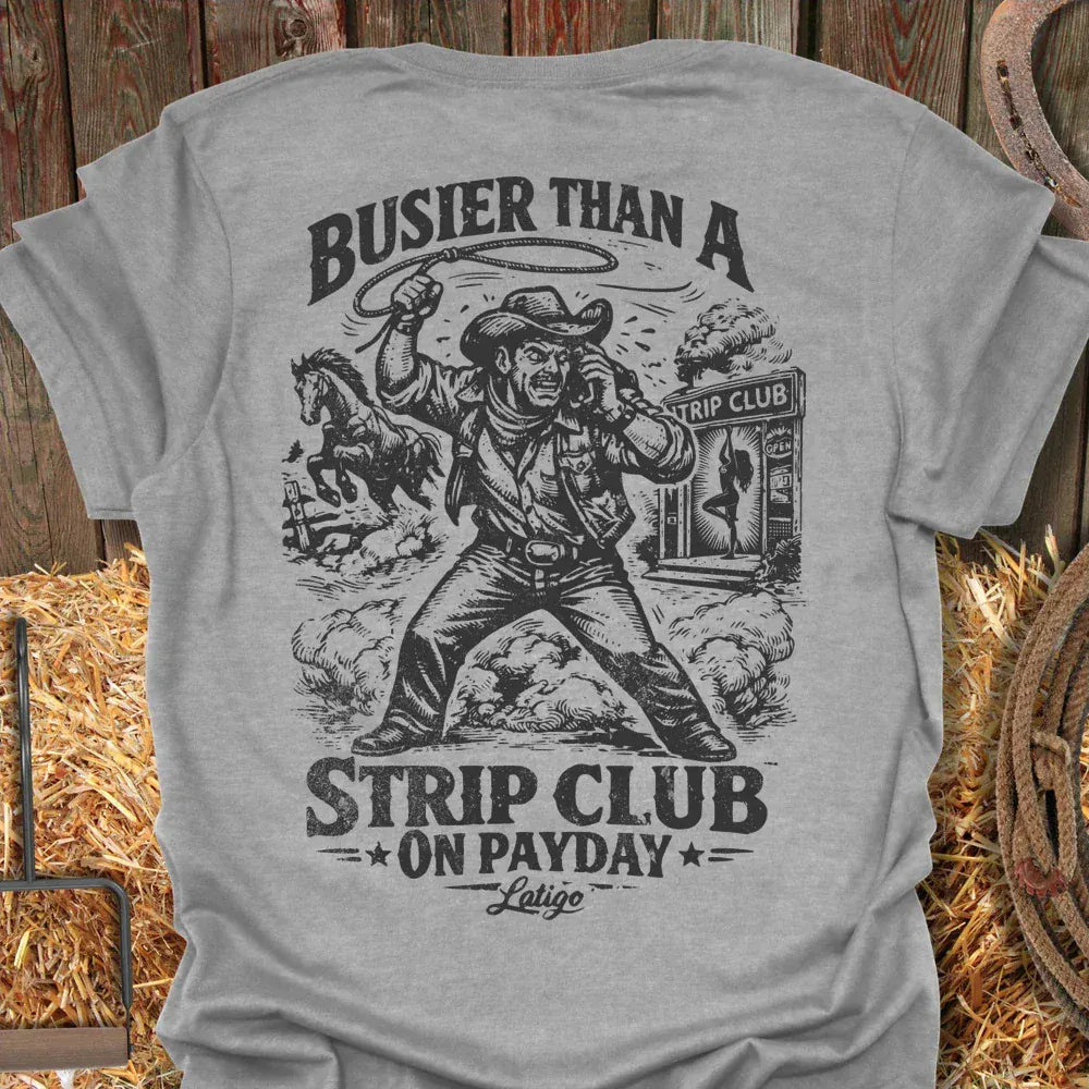 Latigo-Cowboy Authentics Sport Grey / S Busier Tee