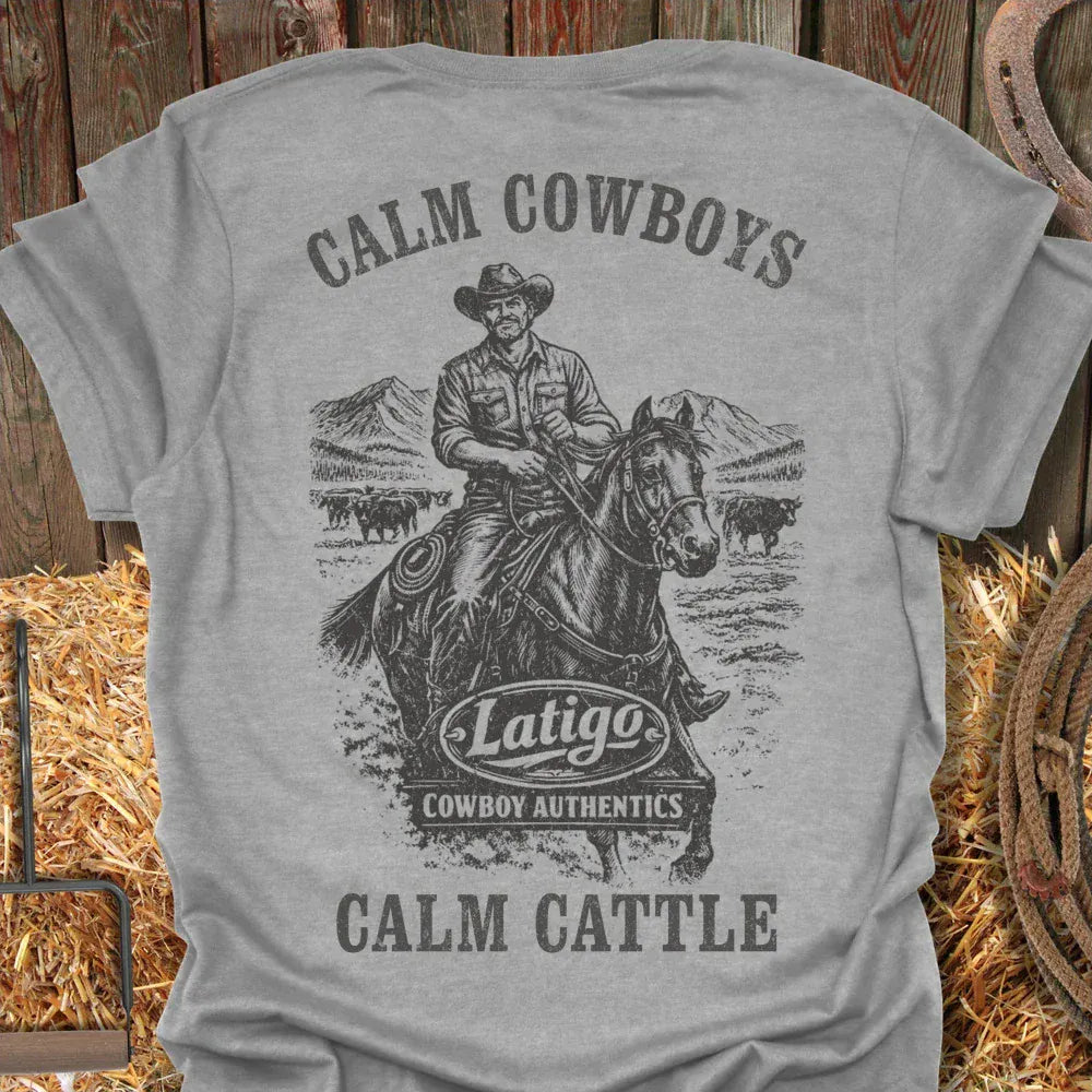 Latigo-Cowboy Authentics Sport Grey / S Calm Tee