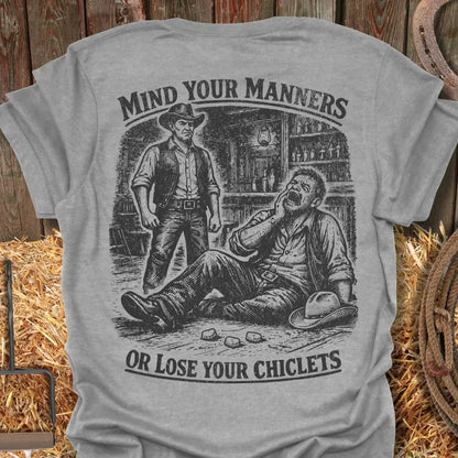 Latigo-Cowboy Authentics Sport Grey / S Chiclets Tee