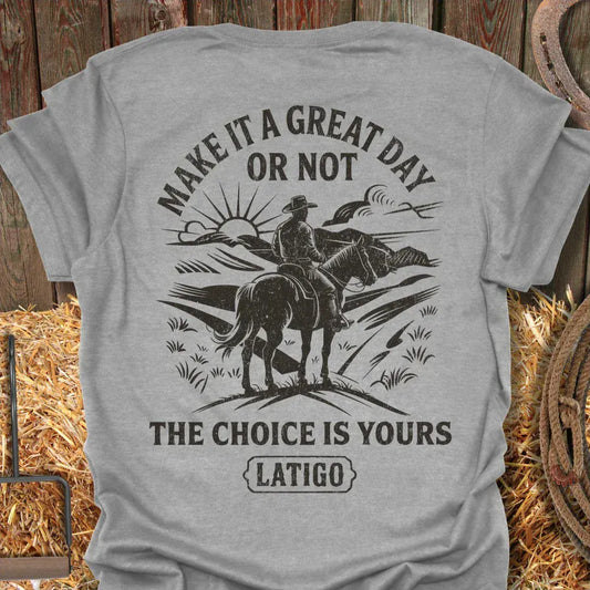 Latigo-Cowboy Authentics Sport Grey / S Choices Tee
