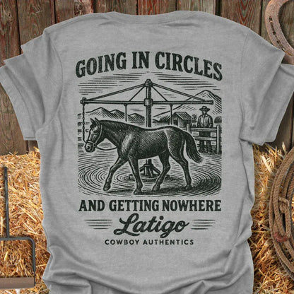 Latigo-Cowboy Authentics Sport Grey / S Circles Tee