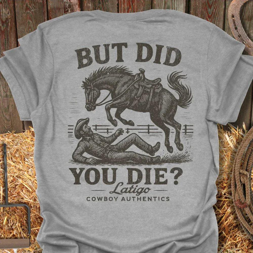Latigo-Cowboy Authentics Sport Grey / S Die Tee