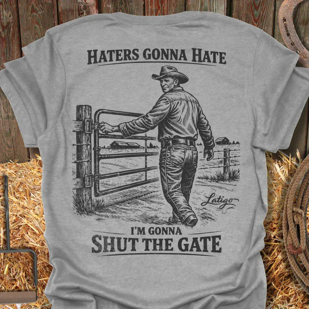 Latigo-Cowboy Authentics Sport Grey / S Haters Tee