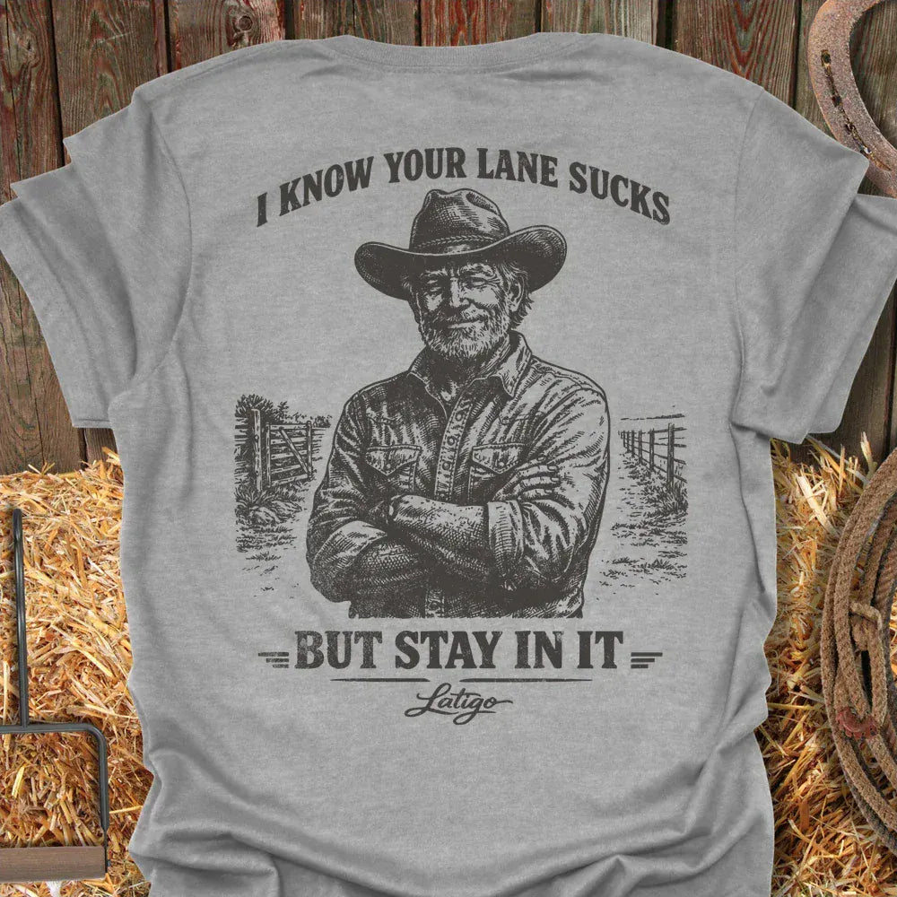 Latigo-Cowboy Authentics Sport Grey / S Lane Tee