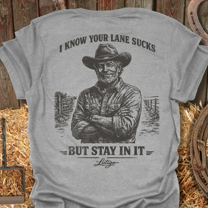 Latigo-Cowboy Authentics Sport Grey / S Lane Tee