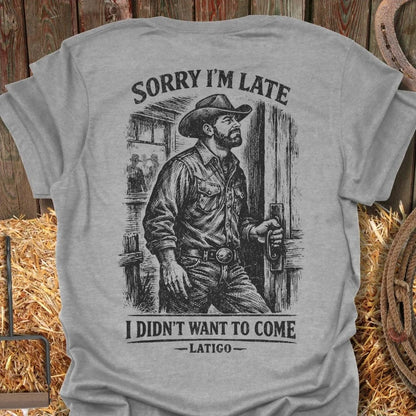 Latigo-Cowboy Authentics Sport Grey / S Late Tee