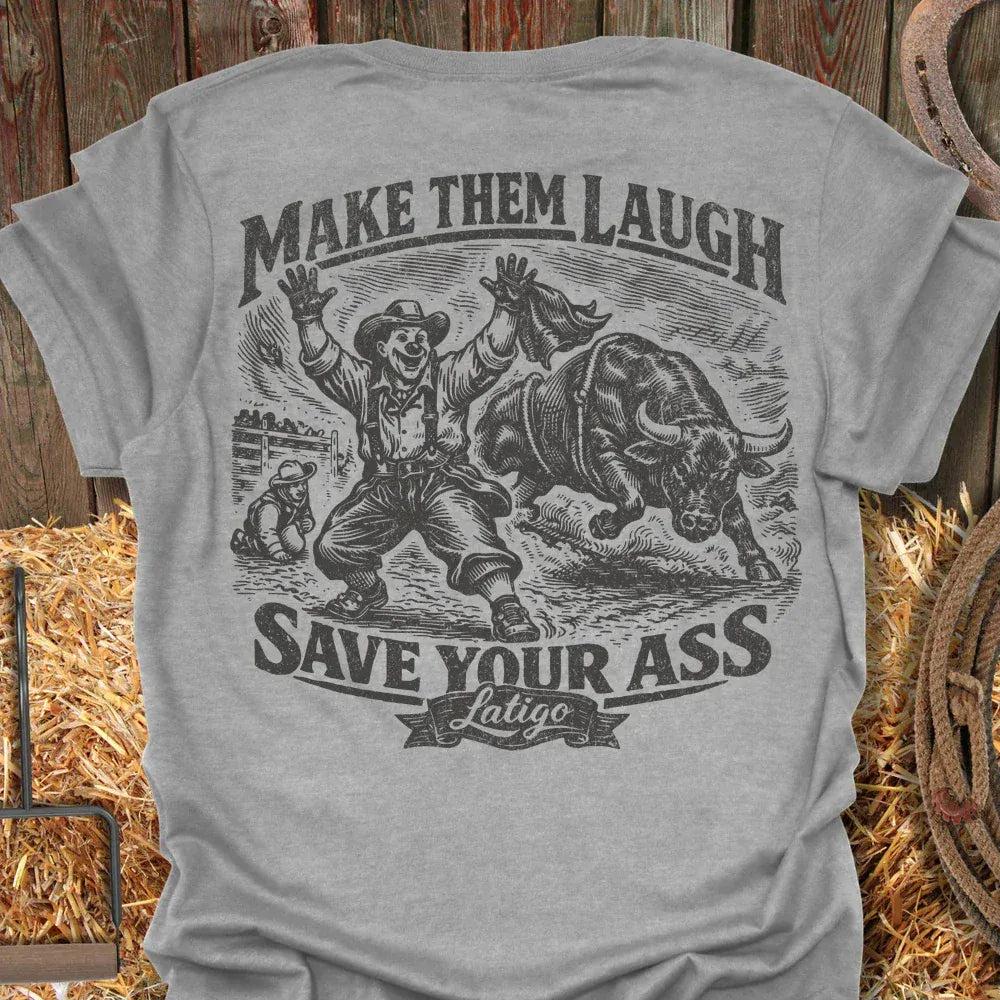 Latigo-Cowboy Authentics Sport Grey / S Laugh Tee