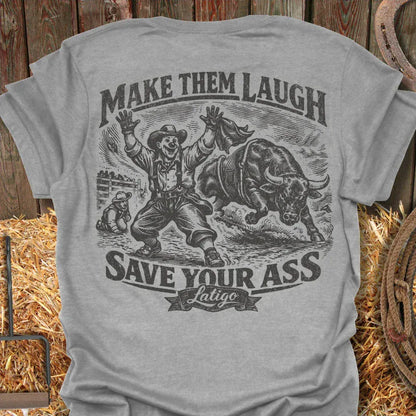 Latigo-Cowboy Authentics Sport Grey / S Laugh Tee