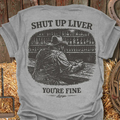 Latigo-Cowboy Authentics Sport Grey / S Liver Tee