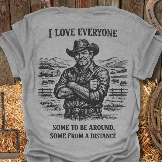 Latigo-Cowboy Authentics Sport Grey / S Love Everyone Tee