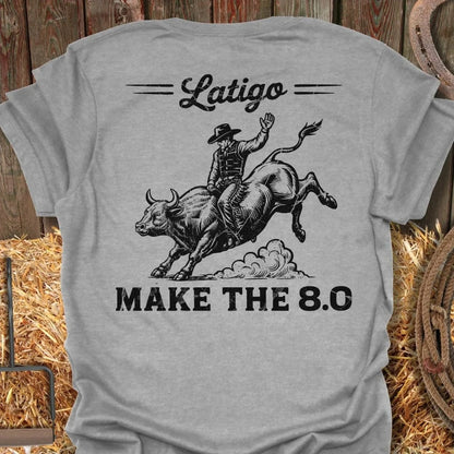 Latigo-Cowboy Authentics Sport Grey / S Make the 8