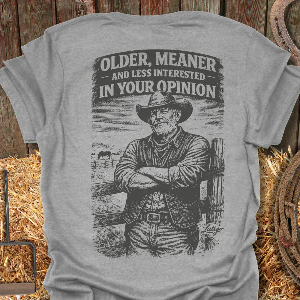 Latigo-Cowboy Authentics Sport Grey / S Meaner Tee