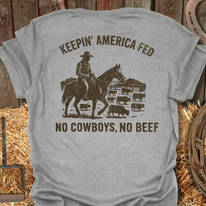 Latigo-Cowboy Authentics Sport Grey / S No Beef Tee