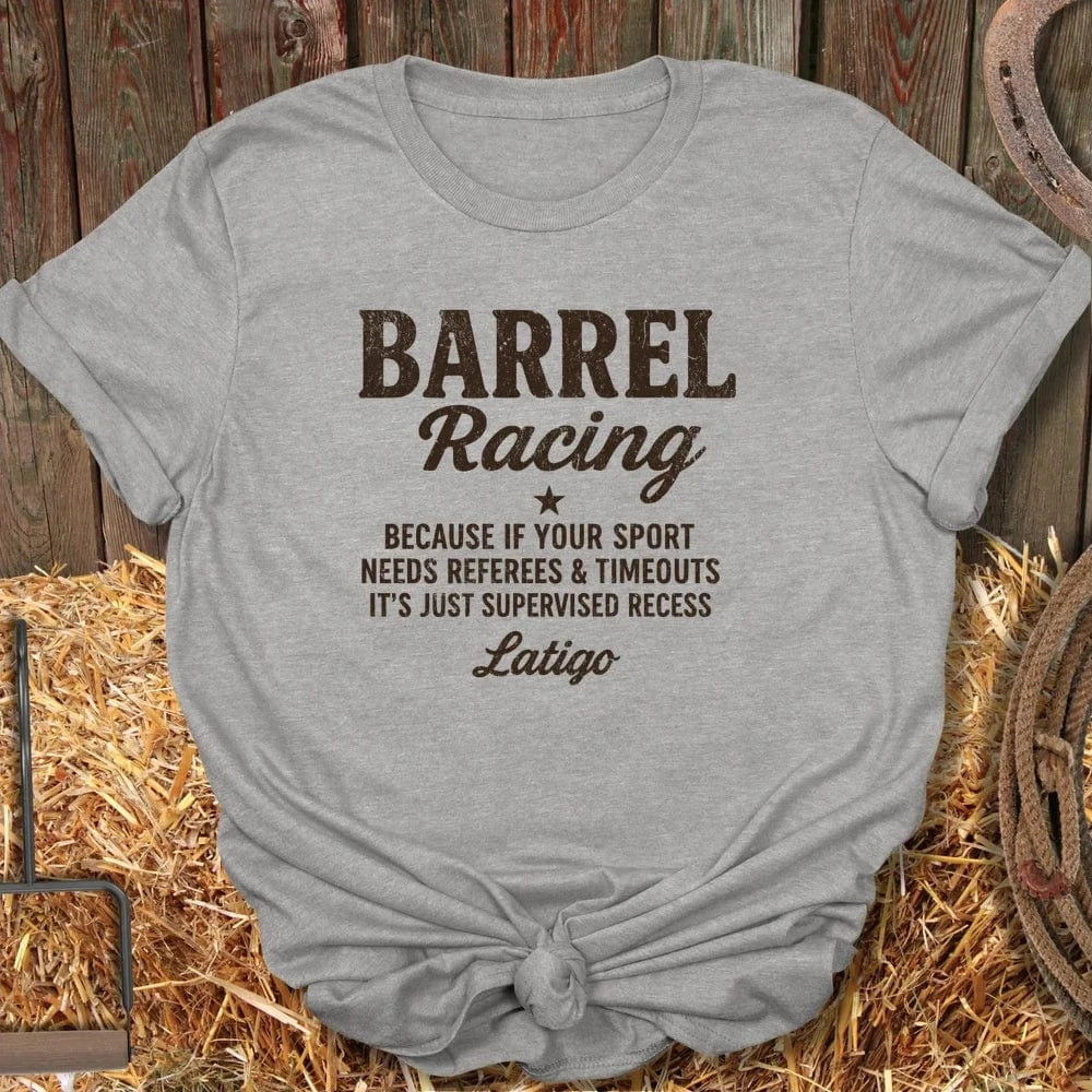 Latigo-Cowboy Authentics Sport Grey / S Recess Tee