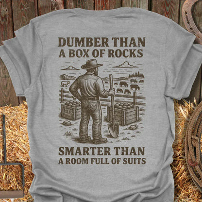 Latigo-Cowboy Authentics Sport Grey / S Rocks Tee