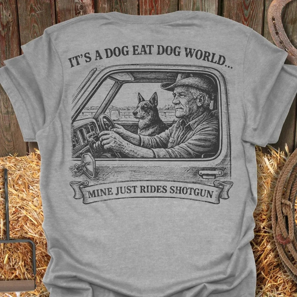 Latigo-Cowboy Authentics Sport Grey / S Shotgun Tee