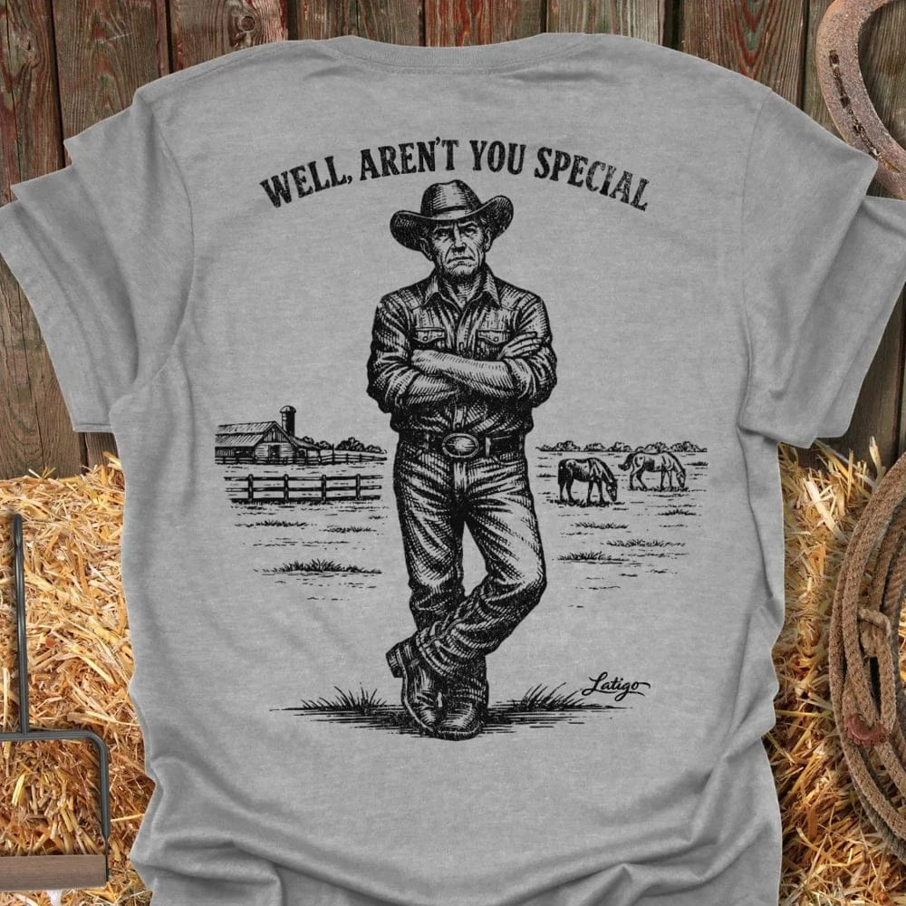Latigo-Cowboy Authentics Sport Grey / S Special Tee