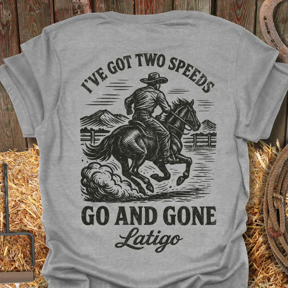 Latigo-Cowboy Authentics Sport Grey / S Speeds Tee