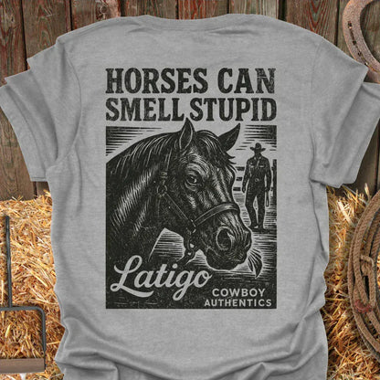 Latigo-Cowboy Authentics Sport Grey / S Stupid Tee