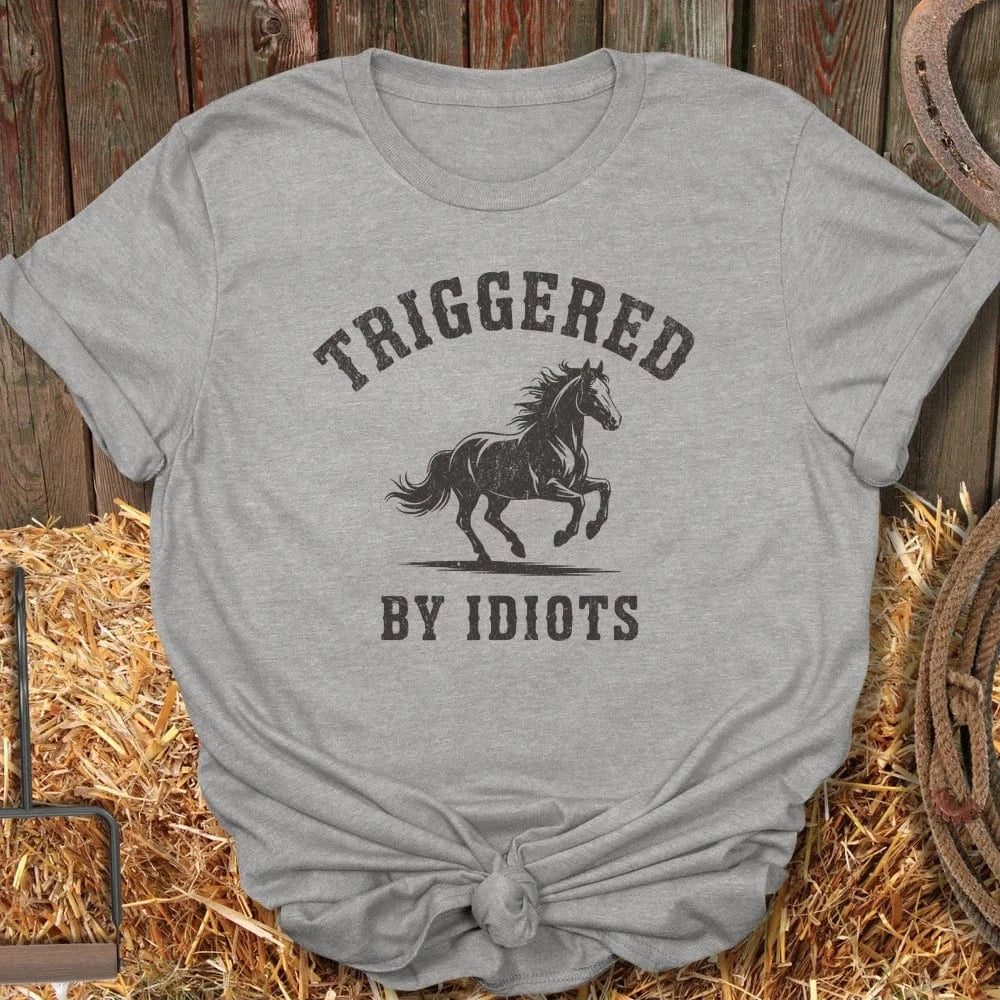 Latigo-Cowboy Authentics Sport Grey / S Triggered Tee