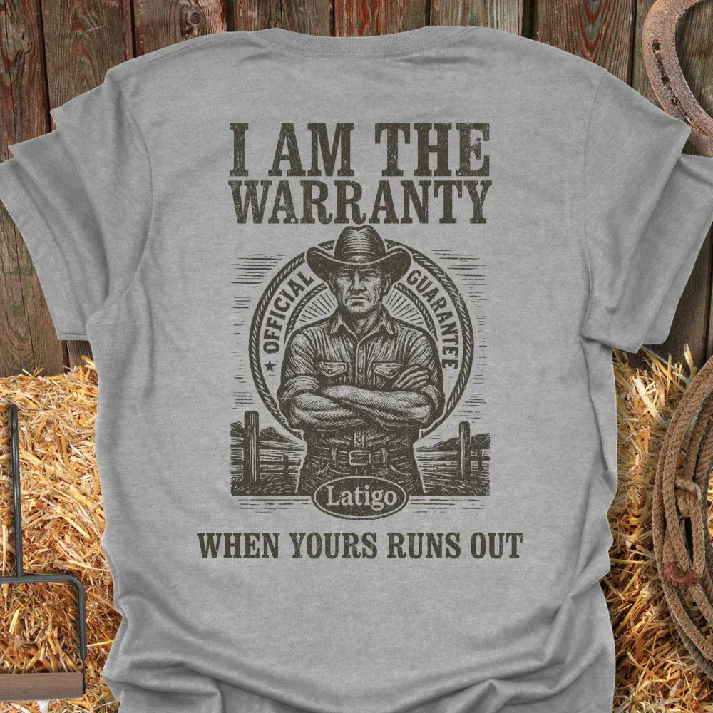 Latigo-Cowboy Authentics Sport Grey / S Warranty Tee