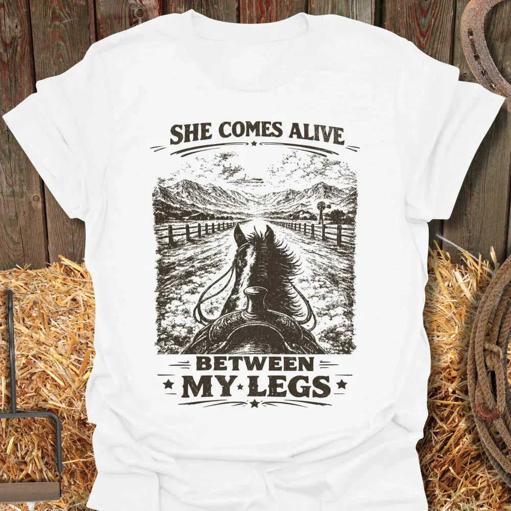 Latigo-Cowboy Authentics White / S Alive Tee