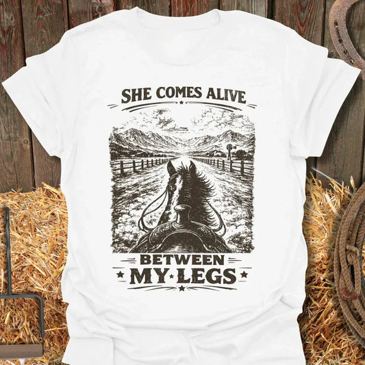 Latigo-Cowboy Authentics White / S Alive Tee