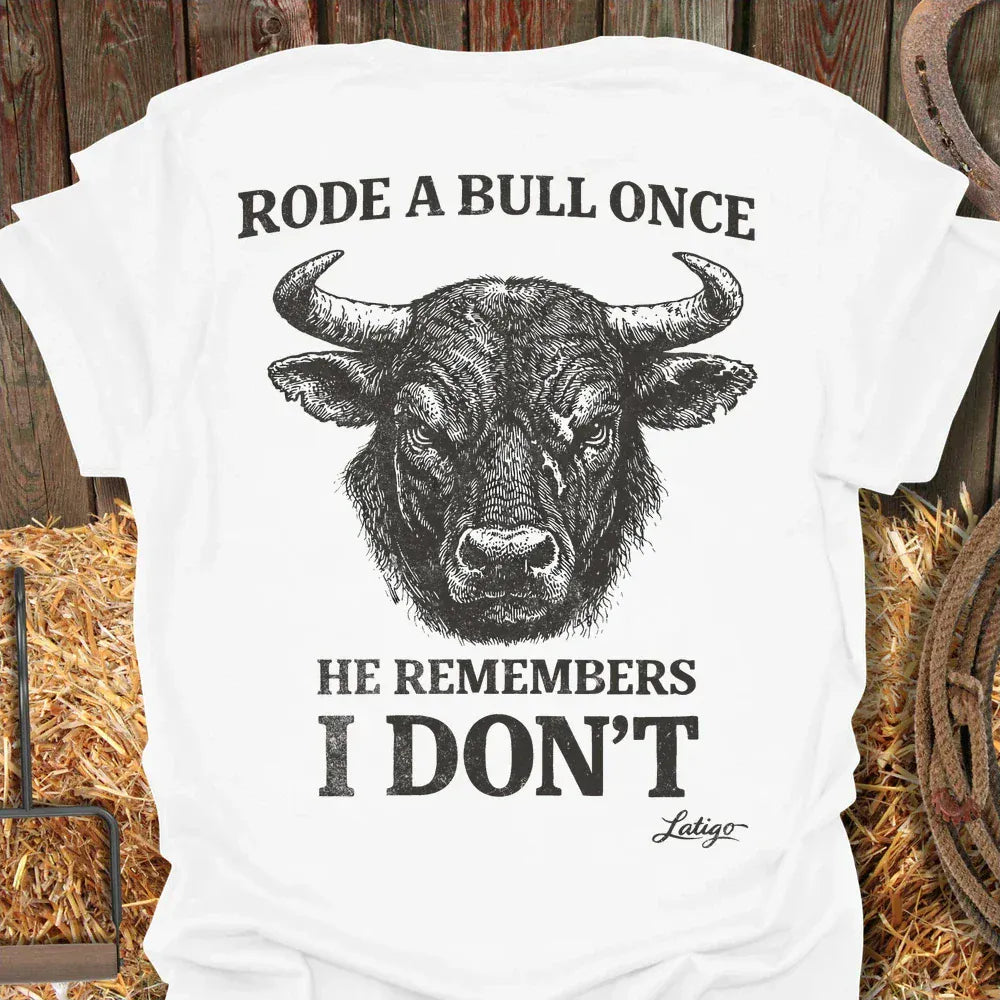 Latigo-Cowboy Authentics White / S Bull Ride Tee