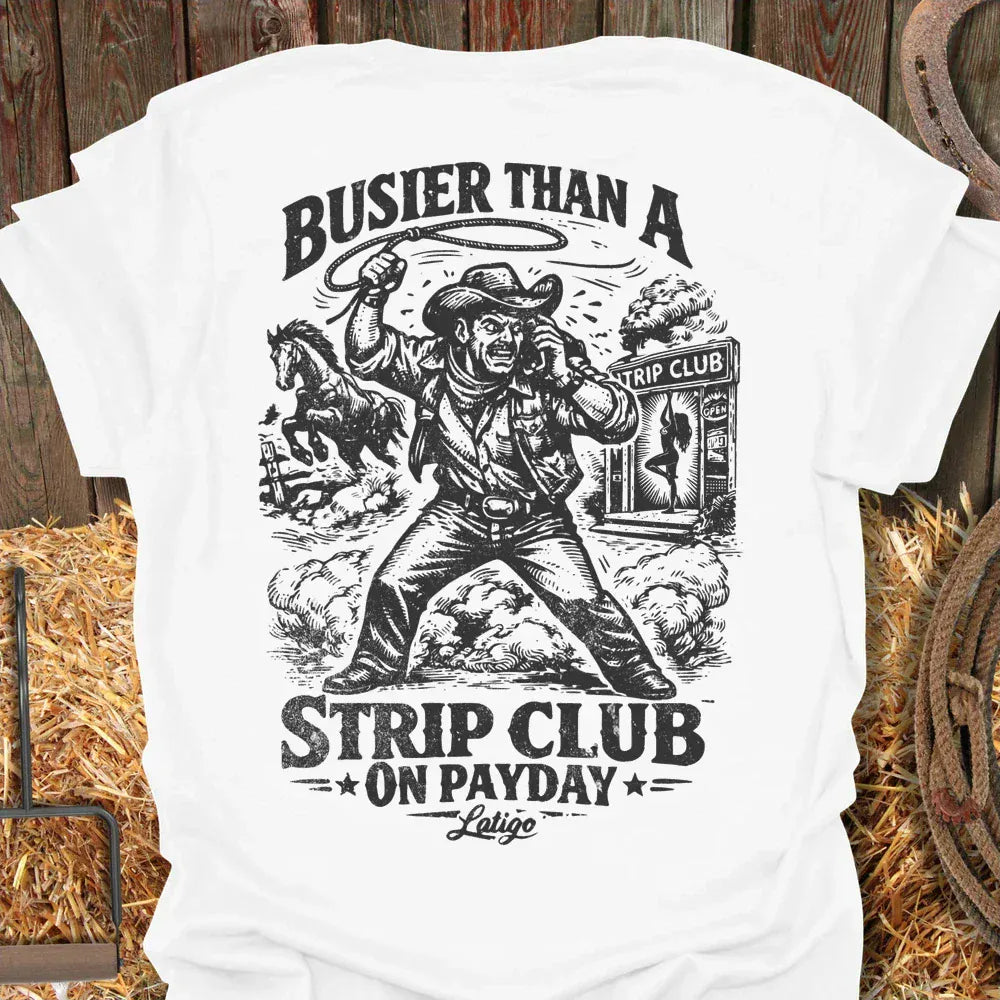 Latigo-Cowboy Authentics White / S Busier Tee