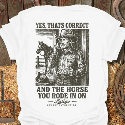 Latigo-Cowboy Authentics White / S Correct Tee