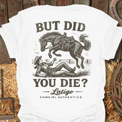 Latigo-Cowboy Authentics White / S Cowgirl Die Tee