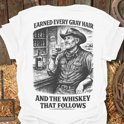 Latigo-Cowboy Authentics White / S Earned Gray Tee