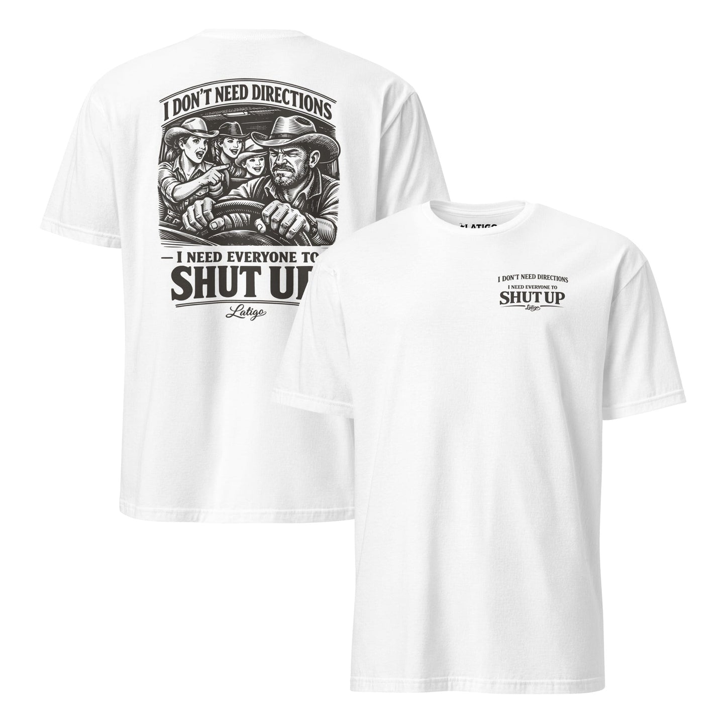 Latigo-Cowboy Authentics White / S Everyone Shut Up Tee